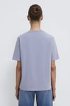Mavi % 100 Pamuk Baskılı Bisiklet Yaka Kadın T Shirt 1613147-81919 MOR