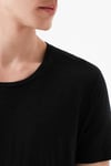 Mavi % 100 Pamuk Bisiklet Yaka Dar Kesim Basic Erkek T Shirt 064681-900 SİYAH