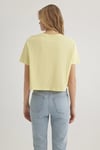 Mavi % 100 Pamuk Boxy Fit Bisiklet Yaka Bayan T Shirt 1611651-71303 SARI