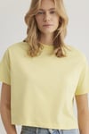 Mavi % 100 Pamuk Boxy Fit Bisiklet Yaka Bayan T Shirt 1611651-71303 SARI