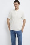 Mavi % 100 Pamuk Düğmeli Erkek Polo Yaka T Shirt 0612521-70057 EKRU