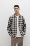 Mavi % 100 Pamuk Kareli Loose Fit Klasik Yaka Erkek Gömlek 0211646-90858 ASFALT