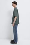 Mavi % 100 Pamuk Logolu Bisiklet Yaka Basic Erkek T Shirt 0613093-71598 KOYU YEŞİL