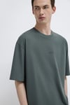 Mavi % 100 Pamuk Logolu Bisiklet Yaka Basic Erkek T Shirt 0613093-71598 KOYU YEŞİL