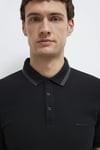 Mavi % 100 Pamuk Logolu Düğmeli Erkek Polo Yaka T Shirt 0611829-900 SİYAH