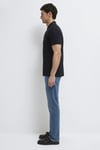 Mavi % 100 Pamuk Logolu Düğmeli Erkek Polo Yaka T Shirt 0611829-900 SİYAH