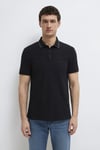 Mavi % 100 Pamuk Logolu Düğmeli Erkek Polo Yaka T Shirt 0611829-900 SİYAH
