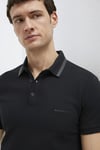Mavi % 100 Pamuk Logolu Düğmeli Erkek Polo Yaka T Shirt 0611829-900 SİYAH
