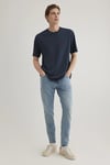 Mavi % 100 Pamuk Loose Fit Bisiklet Yaka Erkek T Shirt 067074-33207 LACİVERT