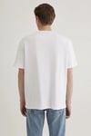Mavi % 100 Pamuk Loose Fit Bisiklet Yaka Erkek T Shirt 067074-620 BEYAZ