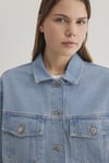 Mavi % 100 Pamuk Oversize Fit Kadın Kot Ceket 1110177-89165 MAVİ