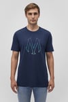 Mavi % 100 Pamuk Regular Fit Bisiklet Yaka Logolu Erkek T Shirt 0610635-70490 LACİVERT