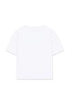 Mavi % 100 Pamuk Regular Fit Bisiklet Yaka Miav Logolu Kız Çocuk T Shirt 7610180-620 BEYAZ