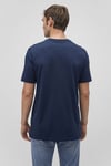 Mavi % 100 Pamuk Regular Fit Bisiklet Yaka Logolu Erkek T Shirt 0610635-70490 LACİVERT