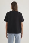 Mavi % 100 Pamuk Regular Fit Bisiklet Yaka Logolu Kadın T Shirt 1612122-900 SİYAH