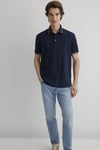 Mavi % 100 Pamuk Regular Fit Düğmeli Erkek Polo Yaka T Shirt 0611938-82318 KOYU LACIVERT