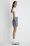 Mavi % 100 Pamuk Regular Fit Normal Bel Kot Bermuda Bayan Short 1410059-87081 MAVİ
