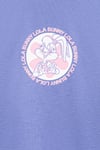 Mavi Baskılı % 100 Pamuk Bisiklet Yaka Kız Çocuk T Shirt 7610416-70662 MOR