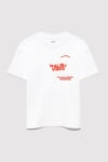 Mavi Baskılı % 100 Pamuk Oversize Fit Bisiklet Yaka Erkek Çocuk T Shirt 6610327-70057 KREM