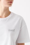 Mavi Bisiklet Yaka % 100 Pamuk Regular Fit Kadın T Shirt 1611309-620 BEYAZ