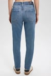 Mavi Cindy Streç Pamuklu Yüksek Bel Dar Paça Mom Fit Jeans Kadın Kot Pantolon 100277-87640 MAVİ