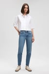 Mavi Cindy Streç Pamuklu Yüksek Bel Dar Paça Mom Fit Jeans Kadın Kot Pantolon 100277-87640 MAVİ