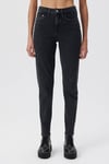 Mavi Cindy Yüksek Bel Dar Paça Mom Jeans Kadın Kot Pantolon 100277-35250 ANTRASİT