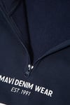 Mavi Çizgili Loose Fit Yarım Fermuarlı Dik Yaka Erkek Çocuk Sweat 6S10067-82318 KOYU LACIVERT