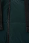 Mavi Kapüşonlu Regular Fit Şişme Bayan Mont 1110043-71929 YEŞİL