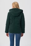 Mavi Kapüşonlu Regular Fit Şişme Bayan Mont 1110043-71929 YEŞİL