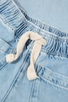 Mavi Loco % 100 Pamuk Wide Leg Normal Bel Geniş Paça Jeans Kız Çocuk Kot Pantolon 7010405-86710 AÇIK MAVİ