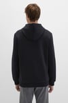 Mavi Logo Baskılı Pamuklu Regular Fit Şardonlu Kapüşonlu Erkek Sweat 0610941-900 SİYAH
