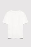 Mavi Logolu % 100 Pamuk Loose Fit Bisiklet Yaka Kız Çocuk T Shirt 7610386-70057 KREM