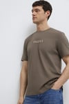 Mavi Logolu % 100 Pamuk Regular Fit Bisiklet Yaka Erkek T Shirt 0612732-83866 KAHVE
