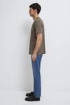 Mavi Logolu % 100 Pamuk Regular Fit Bisiklet Yaka Erkek T Shirt 0612732-83866 KAHVE