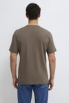 Mavi Logolu % 100 Pamuk Regular Fit Bisiklet Yaka Erkek T Shirt 0612732-83866 KAHVE
