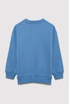 Mavi Logolu Loose Fit Bisiklet Yaka Erkek Çocuk Sweat 6S10163-70724 MAVİ