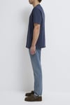 Mavi Logolu Pamuklu Loose Fit Bisiklet Yaka Erkek T Shirt 0613102-85315 LACİVERT