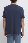Mavi Logolu Pamuklu Loose Fit Bisiklet Yaka Erkek T Shirt 0613102-85315 LACİVERT