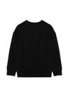 Mavi Logolu Pamuklu Loose Fit Bisiklet Yaka Erkek Çocuk Sweat 6S10034-900 SİYAH