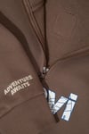 Mavi Logolu Pamuklu Loose Fit Yarım Fermuarlı Dik Yaka Erkek Çocuk Sweat 6S10151-87181 KAHVE