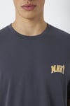 Mavi Logolu Pamuklu Regular Fit Bisiklet Yaka Erkek T Shirt 0611714-70101 LACİVERT