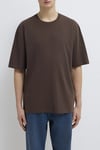 Mavi Logolu Pamuklu Relaxed Fit Bisiklet Yaka Erkek T Shirt 0613093-70251 KAHVE