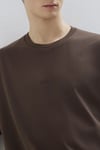 Mavi Logolu Pamuklu Relaxed Fit Bisiklet Yaka Erkek T Shirt 0613093-70251 KAHVE