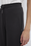 Mavi Logolu Pamuklu Slim Straight Fit Lastikli Paça Bayan Eşofman Altı 1600903-900 SİYAH