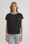 Mavi Loose Fit Bisiklet Yaka Basic Bayan T Shirt 167245-900 SİYAH