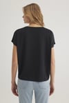 Mavi Loose Fit Bisiklet Yaka Basic Bayan T Shirt 167245-900 SİYAH