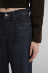 Mavi Malibu Pamuklu Wide Leg Fit Yüksek Bel Bol Paça Jeans Bayan Kot Pantolon 1010152-91221 KOYU LACIVERT