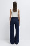 Mavi Malibu Pamuklu Wide Leg Yüksek Bel Geniş Paça Jeans Kadın Kot Pantolon 1010152-A3168 LACİVERT