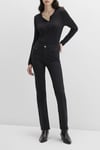 Mavi Maria Flare Fit Normal Bel İspanyol Paça Jeans Kadın Kot Pantolon 101225-80998 SİYAH